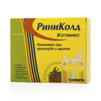 Купить РиниКолд Хот микс Порошок для приготовления раствора для приема внутрь ананасовый 5 г 5 шт