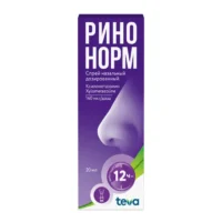 Купить Ринонорм Спрей назальный 0,1 % 20 мл 10