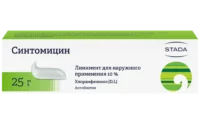Купить Синтомицин Линимент Нижфарм 10 % 25 г 10