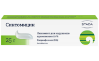 Купить Синтомицин Линимент Нижфарм 10 % 25 г