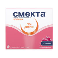 Купить Смекта Порошок для приготовления суспензии для приема внутрь клубничный пакетики 3 г 30 шт