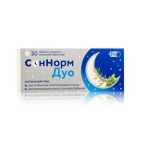 Купить Соннорм дуо 3 мг + 1,16 мг + 28 мг Таблетки 20 шт