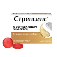 Купить Стрепсилс с Согревающим эффектом Таблетки для рассасывания 24 шт 10