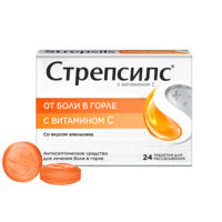 Купить Стрепсилс с витамином С Таблетки для рассасывания 24 шт