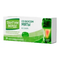Купить Тантум Верде Таблетки для рассасывания со вкусом мяты 3 мг 20 шт 10