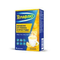 Купить ТераФлю от гриппа и простуды Порошок для приготовления раствора для приема внутрь лимон 4 шт 10